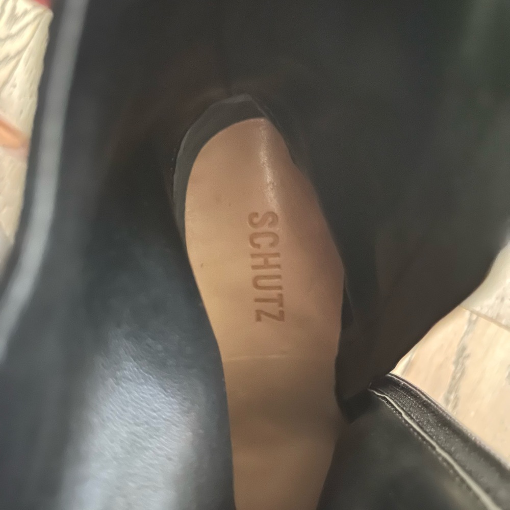 π Schutz Suede Boot with Rhinestone Toe - Picture 8 of 8